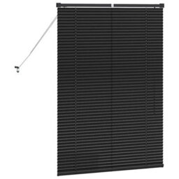 Walplus Window Blind With Curtains Manual Black Aluminium - thumbnail 7