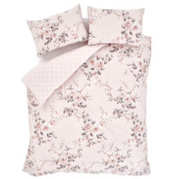 Catherine Lansfield Bedding Canterbury Floral Duvet Cover Set With Pillowcase Blush Pink - thumbnail 5