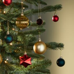 Gloss & Matt Assorted Timeless Tradition Christmas Bauble Set, Pack Of 50 - thumbnail 4