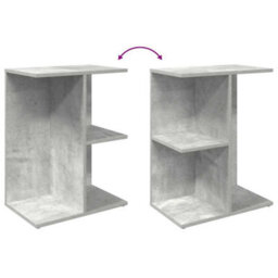 Berkfield Bedside Tables 2 Pcs Concrete Grey 46.5X29X61 Cm Engineered Wood - thumbnail 8