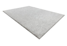 RugsX Carpet Buenos 7005 Shaggy Plain, Single Color Silver  60X100 Cm - thumbnail 1