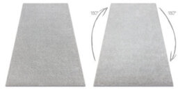 RugsX Carpet Buenos 7005 Shaggy Plain, Single Color Silver  60X100 Cm - thumbnail 2