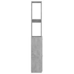Vidaxl Bathroom Cabinet Concrete Grey 25X26.5X170 Cm Engineered Wood - thumbnail 5