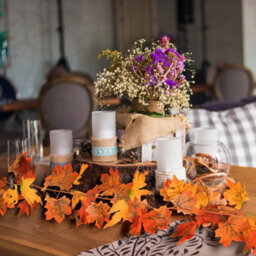 Pelle & Sol Pelle And Sol Artificial Maple Leaves Autumn Garland - (2-Pack) - Plant Autumn Decor - For Indoor Outdoor Christmas Decorations - thumbnail 5
