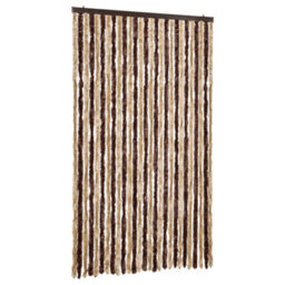 Vidaxl Insect Curtain Beige And Light Brown 118X220 Cm Chenille - thumbnail 2
