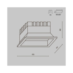 Luminosa Lighting Luminosa Okno 17Cm Recessed Downlight White 3000-4000-6000K Ip44 - thumbnail 2