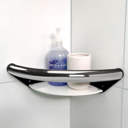Invisible Creations -  Multifunctional Elegance Corner Shelf With Grab Rail - thumbnail 7