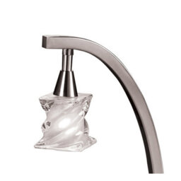Luminosa Lighting Luminosa Salomon Table Lamp 1 Light G9, Satin Nickel - thumbnail 4