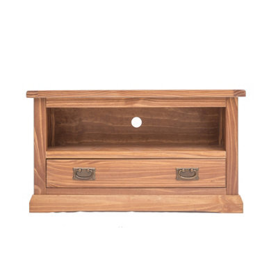 Cabinet Bits Tirolo Lacquered 1 Drawer Tv Cabinet Brass Drop Handle - image 1