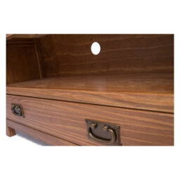 Cabinet Bits Tirolo Lacquered 1 Drawer Tv Cabinet Brass Drop Handle - thumbnail 6