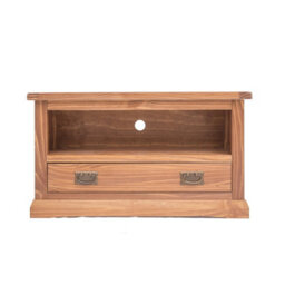 Cabinet Bits Tirolo Lacquered 1 Drawer Tv Cabinet Brass Drop Handle - thumbnail 1