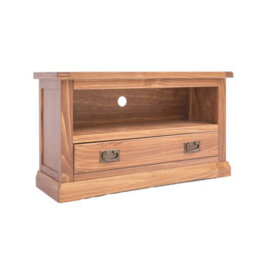 Cabinet Bits Tirolo Lacquered 1 Drawer Tv Cabinet Brass Drop Handle - thumbnail 2