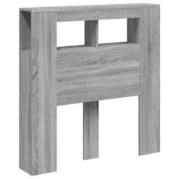 Berkfield Led Headboard Grey Sonoma 100X18.5X103.5 Cm Engineered Wood - thumbnail 3