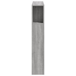 Berkfield Led Headboard Grey Sonoma 100X18.5X103.5 Cm Engineered Wood - thumbnail 7