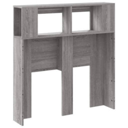 Berkfield Led Headboard Grey Sonoma 100X18.5X103.5 Cm Engineered Wood - thumbnail 8