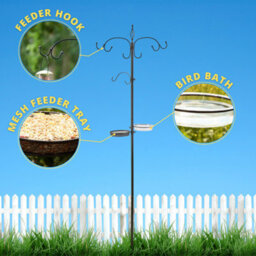Marco Paul 3 Arms Garden Bird Feeding Station Feeder - thumbnail 2