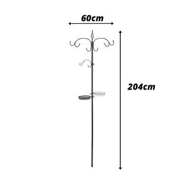 Marco Paul 3 Arms Garden Bird Feeding Station Feeder - thumbnail 6