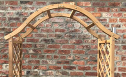Ruddings Wood Wooden Garden Arch Pergola Plant Trellises Rose Archway - thumbnail 5