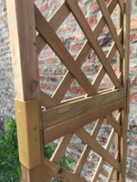 Ruddings Wood Wooden Garden Arch Pergola Plant Trellises Rose Archway - thumbnail 4