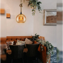Long Life Lamps Company Vintage Industrial Amber Smoked Rope Glass Globe Ceiling Pendant Lamp H3007 - thumbnail 9
