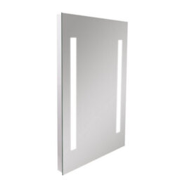 Sundaze Illuminated Led Bathroom Mirrors With Switch Button Demister Pad + Cool Horizontal & Vertical 500X700mm - thumbnail 2
