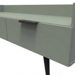 Fuji 2 Drawer Media Console Unit In Reed Green (Ready Assembled) - thumbnail 4