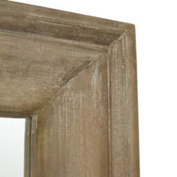 Wyld Haus Rustic Wood-Framed Rectangular Mirror 2000 X 1000 mm Distressed Brown - thumbnail 3
