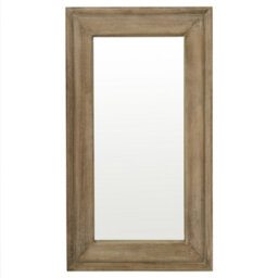 Wyld Haus Rustic Wood-Framed Rectangular Mirror 2000 X 1000 mm Distressed Brown - thumbnail 2