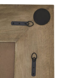 Wyld Haus Rustic Wood-Framed Rectangular Mirror 2000 X 1000 mm Distressed Brown - thumbnail 4