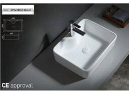 Impact Furniture Wall Hang Vanity Unit Countertop 800mm Cabinet With Basin Bathroom Drawers White Gloss Oak Arub - thumbnail 5