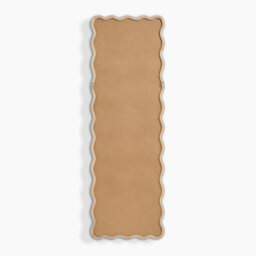Furniturebox Uk Damaris Wood Full Length 150X50Cm Wavy Rectangle Wall Mirror - thumbnail 5