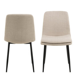 Furniture To Go Becca Dining Chair In Beige Set Of 4 - thumbnail 2