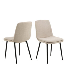 Furniture To Go Becca Dining Chair In Beige Set Of 4 - thumbnail 1