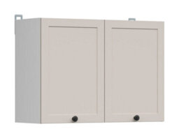 Impact Furniture Kitchen Wall Unit Cabinet Beige Cashmere 800mm Cupboard Shaker 2 Door Junona - thumbnail 3
