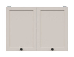 Impact Furniture Kitchen Wall Unit Cabinet Beige Cashmere 800mm Cupboard Shaker 2 Door Junona - thumbnail 5