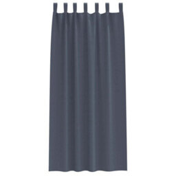 Berkfield Curtains With Curtains 2 Pcs Anthracite 245 X 140 Cm Polyester - thumbnail 3
