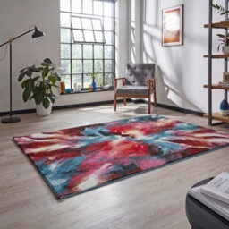 Multi Rug, Abstract Rug With 10mm Thickness, Modern Rug, Stain-Resistant Rug For Bedroom, & Dining Room-120Cm X 170Cm - thumbnail 2