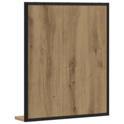 Walplus Bathroom Mirror Artisan Oak 50 X 12 X 60 Cm Engineered Wood - thumbnail 7