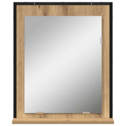 Walplus Bathroom Mirror Artisan Oak 50 X 12 X 60 Cm Engineered Wood - thumbnail 5