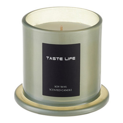Thehotsale Indoor Natural Soy Wax Lime Basil And Citrus Scented Candle - image 1