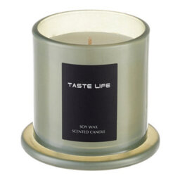 Thehotsale Indoor Natural Soy Wax Lime Basil And Citrus Scented Candle
