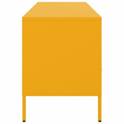Berkfield Industrial Tv Cabinet Mustard Yellow 100.5X39X50.5 Cm Steel - thumbnail 7