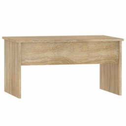 Berkfield Modern Coffee Table Sonoma Oak 80X50.5X41.5 Cm Engineered Wood - thumbnail 3