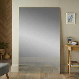The Online Mirror Shop Leaner Mirror Islington Rectangular Shape With Gold Aluminum Frame- H 180Cm X W 110Cm For Hanging In Bedroom, Living Room - thumbnail 2