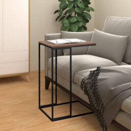 Berkfield Durable Side Table Black 40X30X59 Cm Engineered Wood - thumbnail 2