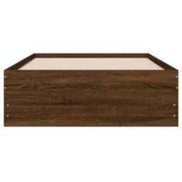 Berkfield Bed Frame With Drawers Without Mattress Brown Oak 75X190 Cm Small Single - thumbnail 6