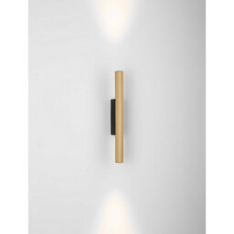Luminosa Lighting Luminosa Paron Up & Down Wall Lamp Sandy Black, Gold Led 11W 507Lm 3000K - thumbnail 4