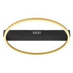 Luminosa Lighting Luminosa Luffy Integrated Led Semi Flush Ceiling Light Black Led 3000K - thumbnail 3