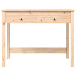 Berkfield Desk With Drawers 100X50X78 Cm Solid Wood Pine - thumbnail 6