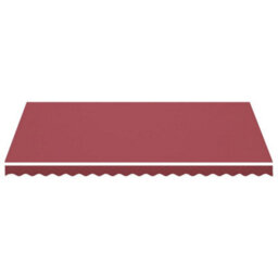 Berkfield Replacement Fabric For Awning Burgundy Red 4.5X3 M - thumbnail 3